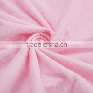 Rose Red or Pink Cotton Terry Coated With PU Knitted Rolled Pakistan Designed Bed Sheets thumbnail-4