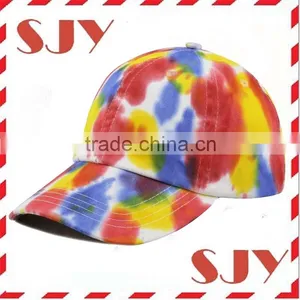 Vintage Floral Pattern Distressed Sport Outdoor Hat Printed Baseball Cap thumbnail-2