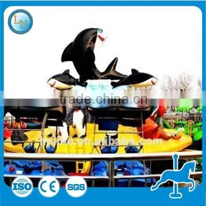 Amusement Park Fight Shark Rides / Theme Park Outdoor Shooting Game thumbnail-2