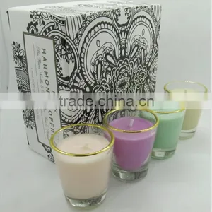 Rectangular Luxury Customized Logo Cardboard Printed Box for 4 Candles With Insert Holder,candle Packaging Box thumbnail-2