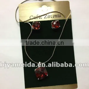 3A CZ Stone Necklace Handmade Fashion Pandent thumbnail-1