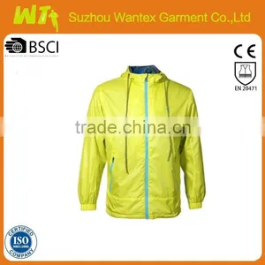 hi Vis Hot Sale Outdoor Jacket Waterproof Reflective Sport Jacket for Men thumbnail-1
