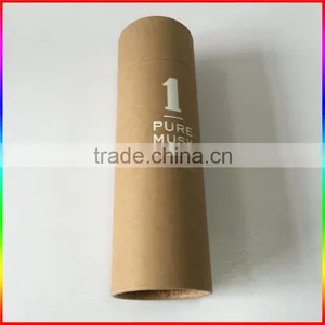 Kraft Paper Tube/cylindrical Paper Packaging With White Printing thumbnail-1