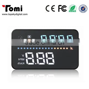 Car HUD A3 3.5 Inch Screen GPS Head Up Display With Speedometer Kmh/MPH Speeding Warning Compass Compatible For OBD1 OBD2 Car thumbnail-2