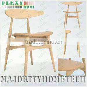 Carl Hans Scandinavian Modern CH33 Wood Chair thumbnail-1
