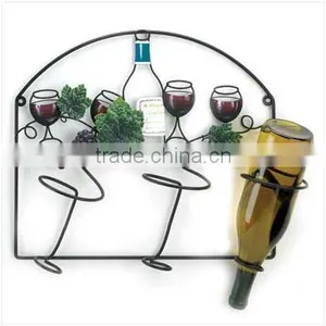 PF-WR07 Decorative Wall Metal Wine Rack thumbnail-1