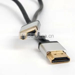 1M Slim Gold Plated HDMI Cable thumbnail-1