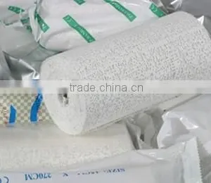Hospital Disposable Medical Consumables Quick Drying Lowes Plaster of Paris Gypsum Bandage thumbnail-2