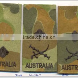 Custom Embroidered Camouflage Shoulder/epaulette Patch thumbnail-1