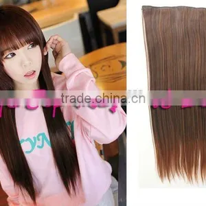 Silk Straight Long Hair Clip in Extension thumbnail-1