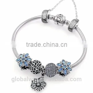 Blooming Royal Flower Pendant Oxidized 925 Silver Charm Custom Made Charms Wholesale New Design Ring Pendant Fit for Bracelet thumbnail-4