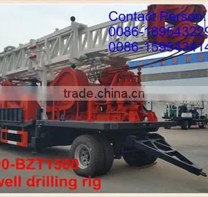 1500 Meters Water Well Drilling Machinery BZT1500 thumbnail-4