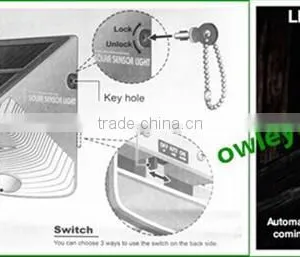 Waterproof Motion Activated Solar Led Lights for Outdoor thumbnail-5