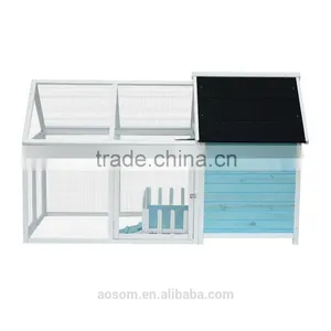 Pawhut Deluxe Chicken Cage Coop Run Nesting Box Large Outdoors House thumbnail-4