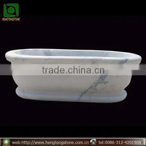 2016 Popular White Stone Carving Bathtub for Sale thumbnail-1