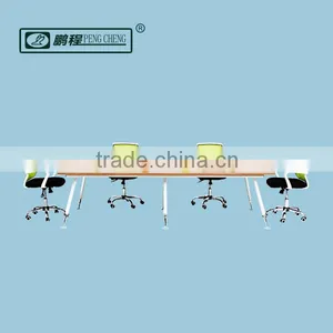 MT02 Modern Office Design Modular Panels Rectangle Large Conference Table thumbnail-4