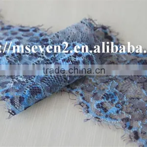 Good Looking 100% Elastic Spun Lace Eyelash Lace Trim in Multiple Color for Choosing thumbnail-5