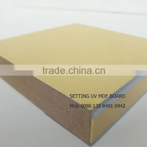 no Orange Peel ,high Glossy uv Mdf Panels for Kitchen Cabinet ,wardrobe ,doors thumbnail-2