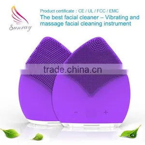 Intelligent Beauty Machine of Electric Facial Cleansing Brush for Personal Care thumbnail-2