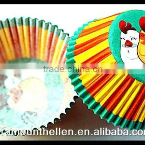 Wholesale Flower Shape Baking Cupcake Mold for Christmas thumbnail-5