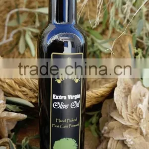 Cold Pressed Extra Virgin Olive Oil. A'Quality Extra Virgin. 100% Extra Virgin Olive Oil. Dorica Glass Bottle 250 mL thumbnail-2