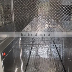 JX-FS280A Stainless Steel Mobile Fast Food Trailer With Foldable Advertising Board thumbnail-6