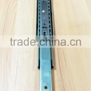 3 Fold 45mm Width Steel Ball Bearing Heavy Duty Drawer Slide thumbnail-3
