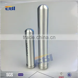 Aluminum Metal Glass Cigar Tube thumbnail-1