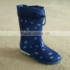 Kids Winter Warm Lining PVC Rain Boots thumbnail-1