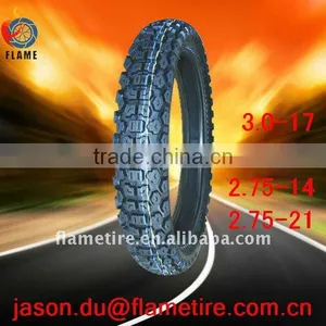 Motorcycle Tire 3.00-17 3.00-18 thumbnail-1
