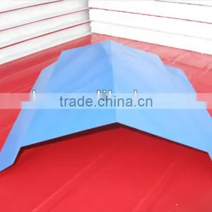 Low Cost Galvanized Roof Ridge for Workshop China Manufacture/ Good Quality Ridge Capping for Sheds/new Type Color Steel Ridge thumbnail-2
