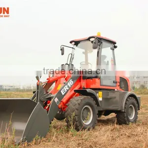 1.6 Ton Everun Brand Compact Front End Type Wheel Loader With Electric Joystick thumbnail-2