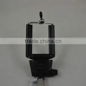 Self Timer Wired Selfie Holder Universal Retractable Camera Selfie Stick Adjustable Handheld Monopod Mount Holder for IPhone 5 5 thumbnail-3