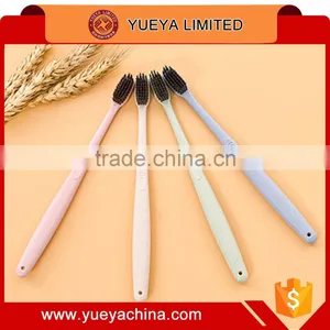 Wheat Straw Style Double Ultra Wholesale Soft Toothbrush Oral Clean Care thumbnail-1