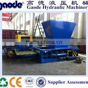 Customized Press Force 63 Tons Hydraulic Scrap Metal Compact Baler Machine thumbnail-1