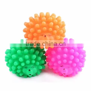 Evade Glue Pet Squeak Toys the Hedgehog Shape Small Size 6cm thumbnail-1