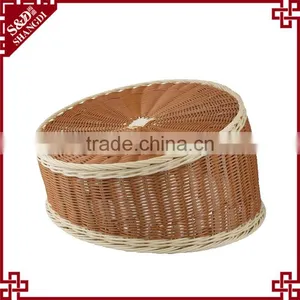 Handcraft Decoration Rattan Bakery Store or Supermarket Using Bread Display Stand thumbnail-3