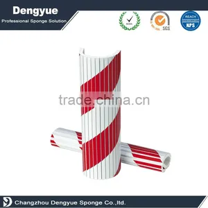 Red-White Adhesive Warning Car Corner Protector Foam thumbnail-1