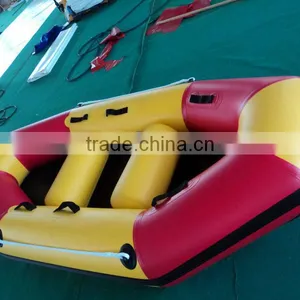Red Pvc Inflatable Fishing Boat thumbnail-2