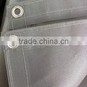 Flame Retardant PVC Dip Mesh Sheet 370GSM 1500D/11X11 thumbnail-2