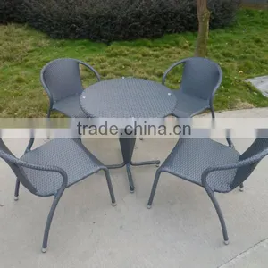 Wholesale Factory Wicker Outdoor Furniture Leisure Rattan Table and Chair thumbnail-4