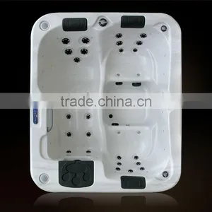 High Quality Competitive Price Small Indoor Acrylic Whirlpool Massage Bathtub thumbnail-4