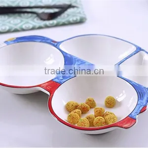 9inch Car Shape Ceramic Plate Children Ceramic Plate Kids Funny Ceramic Plate thumbnail-4