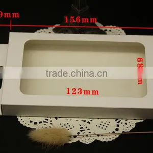 Rectangular White Cardboard Box for Cell Phone Case, Customized Paper Packaging Box, Paperboard Box thumbnail-3