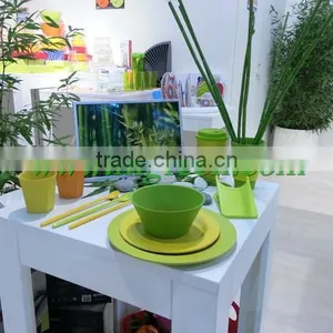 Bio Outdoor Picnic Bamboo Fiber Tableware Set thumbnail-3