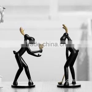 Custom Deer Figure Polyresin Decoration Polyresin Crafts thumbnail-2