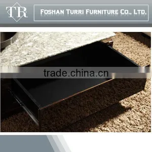 Contemporary Furniture TV Stand Wooden and Travertine TV Stand thumbnail-4