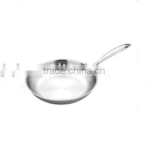 SS201 Stainless Steel Frying Pan thumbnail-1