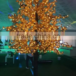 High Quality LED Maple Tree With Yellow Color,led Christmas Trees Park Decoration thumbnail-1