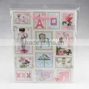 Foldable Gift Bag With Stamp Patterns/ Shopping Bag thumbnail-5